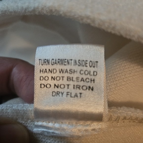 Haute Monde White Pea Coat with Faux Fur Collar - Picture 7 of 8